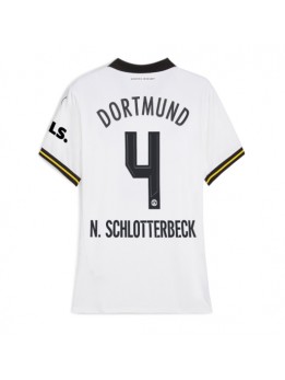 Borussia Dortmund Nico Schlotterbeck #4 Replika Tredje Kläder Dam 2024-25 Kortärmad